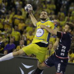 08.10.2017 Kielce. Piłka ręczna. Liga Mistrzów. Mecz PGE Vive Kielce Flensburgiem Handewitt. Michał Jurecki / Jarosław Kubalski / Radio Kielce