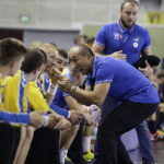 08.10.2017 Kielce. Piłka ręczna. Liga Mistrzów. Mecz PGE Vive Kielce Flensburgiem Handewitt. Trener Vive Talant Dujszebajew / Jarosław Kubalski / Radio Kielce