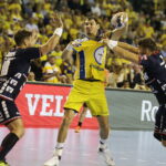 08.10.2017 Kielce. Piłka ręczna. Liga Mistrzów. Mecz PGE Vive Kielce Flensburgiem Handewitt. Krzysztof Lijewski / Jarosław Kubalski / Radio Kielce