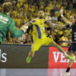 08.10.2017 Kielce. Piłka ręczna. Liga Mistrzów. Mecz PGE Vive Kielce Flensburgiem Handewitt. Blaż Janc / Jarosław Kubalski / Radio Kielce