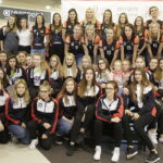 11.10.2017 Ostrowiec Świętokrzyski. Prezentacja nowego zespołu siatkarek KSZO w Galerii Ostrowiec / Jarosław Kubalski / Radio Kielce