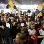 11.10.2017 Ostrowiec Świętokrzyski. Prezentacja nowego zespołu siatkarek KSZO w Galerii Ostrowiec / Jarosław Kubalski / Radio Kielce