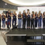 11.10.2017 Ostrowiec Świętokrzyski. Prezentacja nowego zespołu siatkarek KSZO w Galerii Ostrowiec / Jarosław Kubalski / Radio Kielce