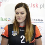 11.10.2017 Ostrowiec Świętokrzyski. Prezentacja nowego zespołu siatkarek KSZO w Galerii Ostrowiec. Justyna Wojtowicz / Jarosław Kubalski / Radio Kielce