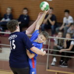 123.10.2017 Kielce. Zespole Szkół Katolickich. 14. Mała Liga Piłki Ręcznej. Mecz  Gimnazjum św. Stanisława Kostki -  Nazaret Kielce / Jarosław Kubalski / Radio Kielce