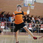 123.10.2017 Kielce. Zespole Szkół Katolickich. 14. Mała Liga Piłki Ręcznej. Mecz  gimnazjum Rogów - Wolica / Jarosław Kubalski / Radio Kielce