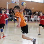 123.10.2017 Kielce. Zespole Szkół Katolickich. 14. Mała Liga Piłki Ręcznej. Mecz  gimnazjum Rogów - Wolica / Jarosław Kubalski / Radio Kielce