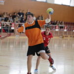 123.10.2017 Kielce. Zespole Szkół Katolickich. 14. Mała Liga Piłki Ręcznej. Mecz  gimnazjum Rogów - Wolica / Jarosław Kubalski / Radio Kielce