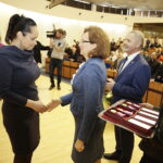 13.10.2017 Kielce.  Dzień Edukacji Narodowej. Odznaczenia państwowe, resortowe oraz nagrody odebrali najlepsi nauczyciele z województwa / Jarosław Kubalski / Radio Kielce