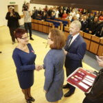 13.10.2017 Kielce.  Dzień Edukacji Narodowej. Odznaczenia państwowe, resortowe oraz nagrody odebrali najlepsi nauczyciele z województwa / Jarosław Kubalski / Radio Kielce