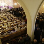 15.10.2017 Zawichost. Uroczystości pogrzebowe bp seniora diecezji sandomierskiej Wacława Świerzawskiego. Msza żałobna / Jarosław Kubalski / Radio Kielce