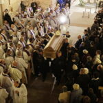 15.10.2017 Zawichost. Uroczystości pogrzebowe bp seniora diecezji sandomierskiej Wacława Świerzawskiego. Msza żałobna / Jarosław Kubalski / Radio Kielce