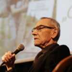 16.10.2017 Kielce. Bohdan Gumowski i jego książka "Camino znaczy droga". Spotkanie z czytelnikami w DŚT / Jarosław Kubalski / Radio Kielce