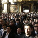 16.10.2017 Sandomierz. Uroczystości pogrzebowe biskupa-seniora Wacława Świerzawskiego w bazylice katedralnej / Jarosław Kubalski / Radio Kielce