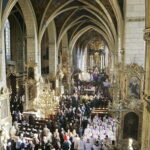 16.10.2017 Sandomierz. Uroczystości pogrzebowe biskupa-seniora Wacława Świerzawskiego w bazylice katedralnej / Jarosław Kubalski / Radio Kielce