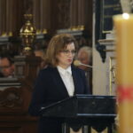 16.10.2017 Sandomierz. Uroczystości pogrzebowe biskupa-seniora Wacława Świerzawskiego w bazylice katedralnej. Wojewoda Agata Wojtyszek / Jarosław Kubalski / Radio Kielce