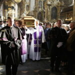16.10.2017 Sandomierz. Uroczystości pogrzebowe biskupa-seniora Wacława Świerzawskiego w bazylice katedralnej / Jarosław Kubalski / Radio Kielce