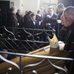 16.10.2017 Sandomierz. Uroczystości pogrzebowe biskupa-seniora Wacława Świerzawskiego w bazylice katedralnej / Jarosław Kubalski / Radio Kielce