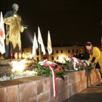 19.10.2017 Kielce. 33 lata temu ks. Jerzy Popiełuszko został zamordowany przez SB. Uroczystości w rocznicę przed pomnikiem księdza / Jarosław Kubalski / Radio Kielce