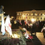 19.10.2017 Kielce. 33 lata temu ks. Jerzy Popiełuszko został zamordowany przez SB. Uroczystości w rocznicę przed pomnikiem księdza / Jarosław Kubalski / Radio Kielce