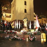 19.10.2017 Kielce. 33 lata temu ks. Jerzy Popiełuszko został zamordowany przez SB. Uroczystości w rocznicę przed pomnikiem księdza / Jarosław Kubalski / Radio Kielce