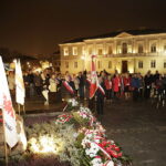 19.10.2017 Kielce. 33 lata temu ks. Jerzy Popiełuszko został zamordowany przez SB. Uroczystości w rocznicę przed pomnikiem księdza / Jarosław Kubalski / Radio Kielce