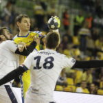 20.10.2017 Kielce. Mecz 13 kolejki PGNiG Superligi PGE Vive - MKS Kalisz. Krzysztof Lijewski / Jarosław Kubalski / Radio Kielce