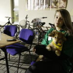 20.10.2017 Kielce. Mecz 13 kolejki PGNiG Superligi PGE Vive - MKS Kalisz. Podczas spotkania wolontariusze zbierali datki na rzecz schroniska dla zwierząt w Dyminach / Jarosław Kubalski / Radio Kielce