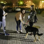 20.10.2017 Kielce. Mecz 13 kolejki PGNiG Superligi PGE Vive - MKS Kalisz. Podczas spotkania wolontariusze zbierali datki na rzecz schroniska dla zwierząt w Dyminach / Jarosław Kubalski / Radio Kielce