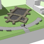 Wizualizacje planowanej rewitalizacji nadnidziańskich terenów w Wiślicy / Studio Architektoniczne ARCHECON