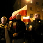 Protest przed Sądem Okręgowym w Kielcach. / Marzena Mąkosa / Radio Kielce