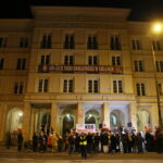 Protest przed Sądem Okręgowym w Kielcach. / Marzena Mąkosa / Radio Kielce