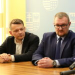 Konferencja prasowa dotycząca projektów w Wiślicy i Michniowie. Na zdjęciu : Robert Kotowski - dyrektor Muzeum Narodowego w Kielcach,