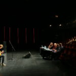 Eliminacje wojewódzkie Festiwalu Piosenki Niezłomnej IPN. Na zdjęciu duet : Anna Beta oraz Piotr Chaja z IV LO w Kielcach / Marzena Mąkosa / Radio Kielce