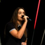 Eliminacje wojewódzkie Festiwalu Piosenki Niezłomnej IPN. Na zdjęciu : Anna Ogonowska z IV LO w Kielcach / Marzena Mąkosa / Radio Kielce