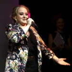 Benefis Teresy i Mirka Bielińskich. Na zdjęciu : Marysia Bielińska / Marzena Mąkosa / Radio Kielce