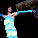 Benefis Teresy i Mirka Bielińskich. Na zdjęciu Małgorzata Ziółkowska - solistka i kierownik baletu Kieleckiego Teatru Tańca, przyjaciółka rodziny Bielińskich / Marzena Mąkosa / Radio Kielce