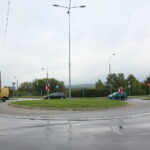 Rondo na skrzyżowaniu ulic: Warszawskiej, Jeleniowskiej i Generała Władysława Sikorskiego. / Marzena Mąkosa / Radio Kielce