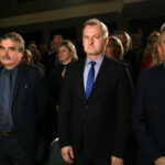 Dzień edukacji Narodowej w Zespole Państwowych Szkół Muzycznych w Kielcach. Po lewej : Wojciech Lubawski - Prezydent Miasta Kielce / Marzena Mąkosa / Radio Kielce