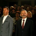 Dzień edukacji Narodowej w Zespole Państwowych Szkół Muzycznych w Kielcach. Po prawej : Kazimierz Mądzik - Świętokrzyski Kurator Oświaty / Marzena Mąkosa / Radio Kielce