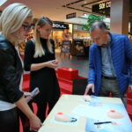 Akcja profilaktyczna "Jestem kobietą. więc idę. Cytologia" w galerii Echo / Marzena Mąkosa / Radio Kielce