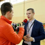 Zawody w układaniu kostki Rubika. Na zdjęciu : Wojciech Szatanowski oraz Karol Żak / Marzena Mąkosa / Radio Kielce