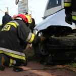 Wypadek na przejeździe kolejowo - drogowym / Marzena Mąkosa / Radio Kielce