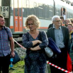 Wypadek na przejeździe kolejowo - drogowym / Marzena Mąkosa / Radio Kielce