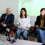 Konferencja w Instytucie Dizajnu o nowym projekcie Forum Dobrych Praktyk. Na zdjęciu : Rafał Nowak, Judyta Marczewska, Dorota Wąsik / Marzena Mąkosa / Radio Kielce