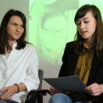 Konferencja w Instytucie Dizajnu o nowym projekcie Forum Dobrych Praktyk. Na zdjęciu : Judyta Marczewska, Dorota Wąsik / Marzena Mąkosa / Radio Kielce