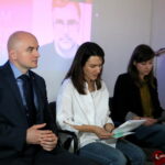 Konferencja w Instytucie Dizajnu o nowym projekcie Forum Dobrych Praktyk. Na zdjęciu : Rafał Nowak, Judyta Marczewska, Dorota Wąsik / Marzena Mąkosa / Radio Kielce