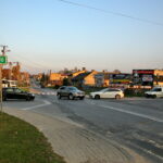 Miejsce, w którym ma powstać rondo w Bodzentynie / Marzena Mąkosa / Radio Kielce