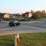 Miejsce, w którym ma powstać rondo w Bodzentynie / Marzena Mąkosa / Radio Kielce