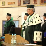 Wręczenie doktoratu honoris causa profesorowi Andrzejowi Neimitzowi. Prof. dr hab. inż. Wiesław Trąmpczyński / Marzena Mąkosa / Radio Kielce